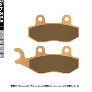 Značkový GALFER brzdové destičky KH228 sintrované