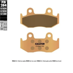Nakupujte Hned GALFER brzdové destičky KH323 sintrované (tloušťka 9,2 mm)