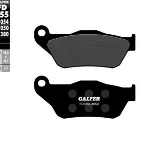 GALFER brzdové destičky KH430 polokovové SCOOTER Tovární Cena