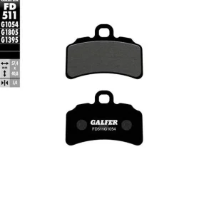 GALFER brzdové destičky polokovové BETA EVO 125 / 250 / 300 17-23, GAS GAS TRIAL GP 125 / 250 / 280 / 300 19-, TXT 125 / 250 / 280 / 300 19-, SHERCO 300 ST 21-, MONTESA COTA 260 / 300 18- ( přední ) Jen Po Omezenou Doba