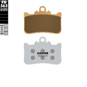 GALFER brzdové destičky KH759 sintrované barva zlatá sport HONDA CB 500F 22-24; CB 500 HORNET 24; CBR 500R 22-24 CB 750 HORNET 22-24 Horká Nabídka