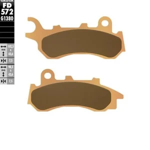 Pouze Dnes GALFER brzdové destičky KH723 sintrované barva zlatá SCOOTER