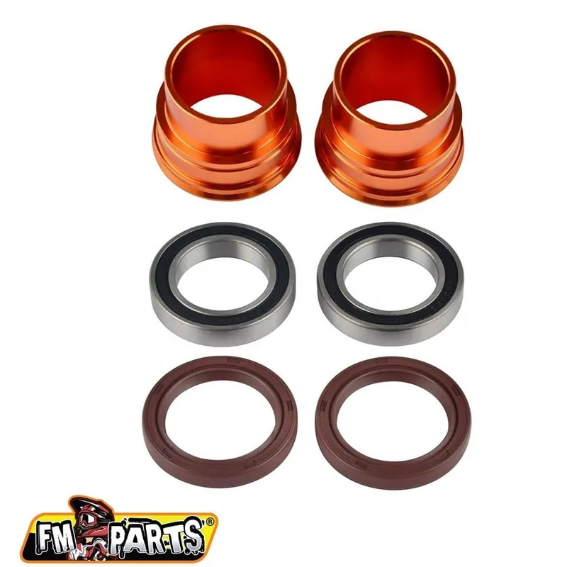 Top Prodej FM-PARTS ložiska zadního kola s těsnícími prvky a rukávy KTM / HUSQVARNA / GAS GAS 03-23 (osa 20mm) barva oranžová