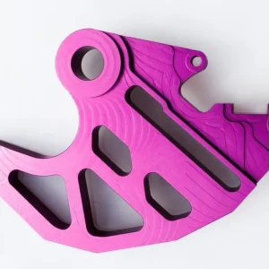 Luxusní FM-PARTS hliníkový kryt brzdového kotouče zadní KTM / HUSQVARNA / GAS GAS 24-25 barva fialový