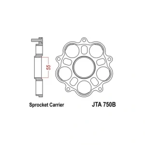 Trendový Unašeč rozety JT JTA 750B JTA750B 728.750B