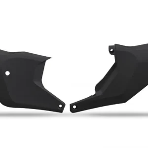 Ruční Výroba UFO boční tabulky na startovací číslo HUSQVARNA TC 125 / 250 23-24, TE 150 / 250 / 300 24, FC / TX / FX / FE 300 / 350 / 450 / 501 24, barva černá