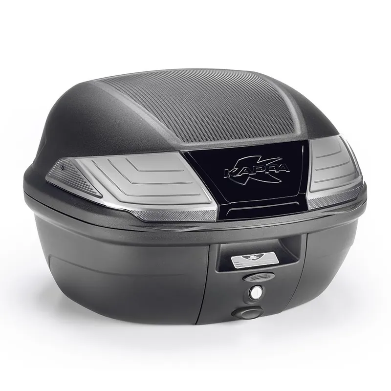 KAPPA zadní kufr 40L MONOLOCK K400NT s bílými odrazkami ( včetně plotny ) - nahrazuje K400NT Akční Nabídka