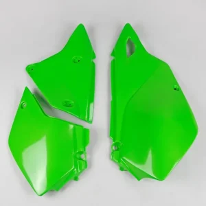 UFO boční tabulky na startovací číslo KAWASAKI KLX 400R 03-25 ( komplet ) barva zelená Záruka V Ceně