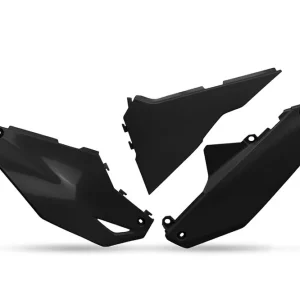 Dokud Zásoby Vydrží UFO boční tabulky na startovací číslo KAWASAKI KXF 450 24, barva černá