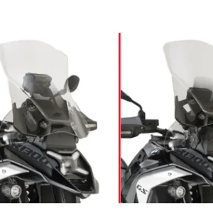 Autentický KAPPA plexi štít BMW R 1300 GS 24-25 (65 X 54 cm) průhledný ( do modely bez radaru)