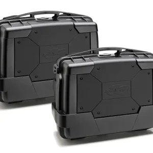 Moderní KAPPA boční kufry 33L MONOKEY KGR33N GARDA BLACK LINE lité (pár = 2 kusy) + přídavný zámek