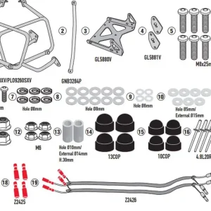 KAPPA boční nosič kufru MONOKEY CAM SIDE VOGE VALICO 900 DSX 24-25, - pod kufry KFR KFORCE a KVG KVOYAGER ALU Cenový Hit