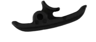 Vysoce Kvalitní UFO kluzák řetězu (malý) KTM EXC/EXC-F 17-23 barva černá = KT04029P001