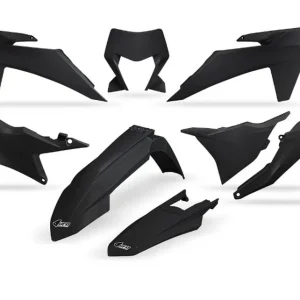 UFO kompletní sada plastů KTM EXC 150 / 250 / 300 TBI 24-25, EXC-F 250 / 350 / 450 / 500 24-25 barva černá Horká Nabídka