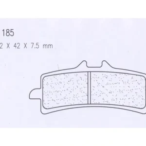 Brzdové destičky CL BRAKES 1185 XBK5 1185XBK5 200.1185.SB Cenová Bomba