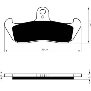 Brzdové destičky GOLDFREN 006 AD 14195 797.A0.06 Hit Sezóny
