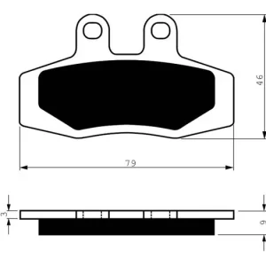 Kup Teď Brzdové destičky GOLDFREN 026 AD 14247 797.A0.26