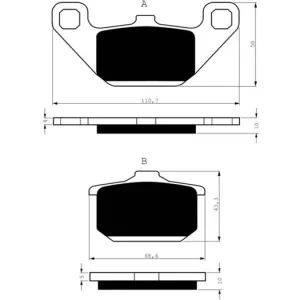 Brzdové destičky GOLDFREN 037 AD 14276 797.A0.37 Poslední Šance