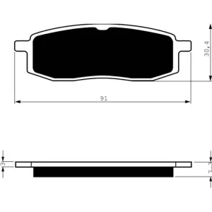 Brzdové destičky GOLDFREN 043 AD 14293 797.A0.43 Super Cena