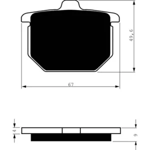 Brzdové destičky GOLDFREN 078 AD 14369 797.A0.78 Horká Nabídka