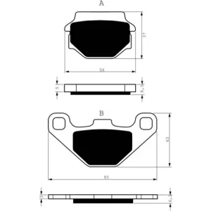 Expresní Doručení Brzdové destičky GOLDFREN 086 AD 14389 797.A0.86