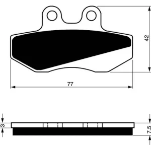 Doprava Zdarma Brzdové destičky GOLDFREN 095 AD 14414 797.A0.95