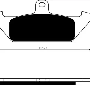 Brzdové destičky GOLDFREN 101 AD 14428 797.A1.01 Hit Sezóny
