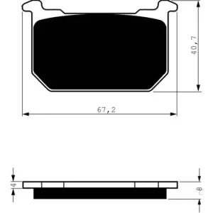 Brzdové destičky GOLDFREN 127 AD 14484 797.A1.27 Finální Výprodej