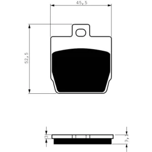 Finální Výprodej Brzdové destičky GOLDFREN 128 AD 14486 797.A1.28