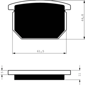 Brzdové destičky GOLDFREN 138 AD 14504 797.A1.38 Hromadná Objednávka