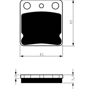 Horká Nabídka Brzdové destičky GOLDFREN 144 AD 14518 797.A1.44
