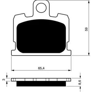 Záruka V Ceně Brzdové destičky GOLDFREN 151 AD 14532 797.A1.51