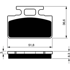 Profesionální Brzdové destičky GOLDFREN 161 AD 14546 797.A1.61