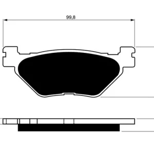 Víkendová Akce Brzdové destičky GOLDFREN 165 AD 14552 797.A1.65