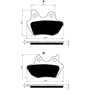 Brzdové destičky GOLDFREN 181 AD 14590 797.A1.81 Finální Výprodej