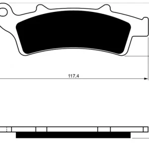 Přímo Od Výrobce Brzdové destičky GOLDFREN 193 AD 14625 797.A1.93