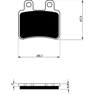 Horká Nabídka Brzdové destičky GOLDFREN 211 AD 14678 797.A2.11