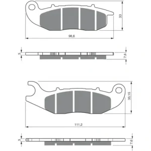 Brzdové destičky GOLDFREN 278 AD 19169 797.A2.78 Must-Have
