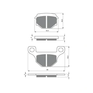Brzdové destičky GOLDFREN 289 AD 39973 797.A2.89 Levný