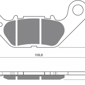 Brzdové destičky GOLDFREN 264 AD 46734 797.A2.64 Prémiový