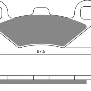 Brzdové destičky GOLDFREN 280 AD 46744 797.A2.80 Luxusní