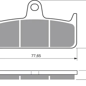 Záruka V Ceně Brzdové destičky GOLDFREN 301 GP6 46826 797.G3.01