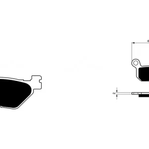 Časově Omezené Brzdové destičky GOLDFREN 190 K5 14617 797.51.90