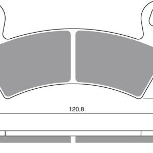 Brzdové destičky GOLDFREN 313 K5 39647 797.53.13 Expresní Doručení