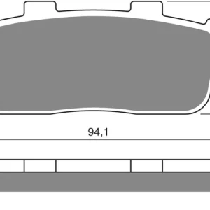 Levný Brzdové destičky GOLDFREN 286 K5 46714 797.52.86
