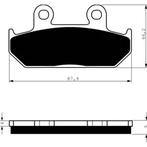 Brzdové destičky GOLDFREN 024 S3 14241 797.S0.24 Akční Cena