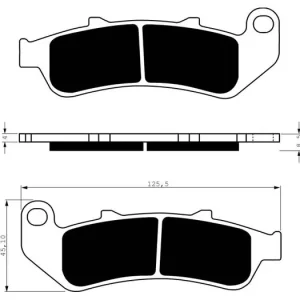 Finální Výprodej Brzdové destičky GOLDFREN 055 S3 14319 797.S0.55