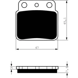 Brzdové destičky GOLDFREN 092 K5 14403 797.50.92 Koupit Online