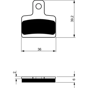 Hromadná Objednávka Brzdové destičky GOLDFREN 199 K5 14645 797.51.99