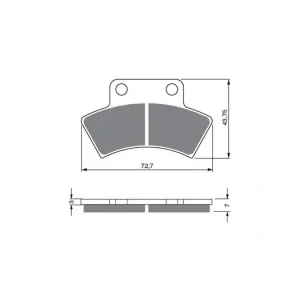 Přímo Od Výrobce Brzdové destičky GOLDFREN 216 K5 14690 797.52.16